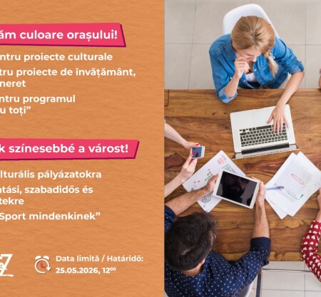 Lansăm concursul de proiecte cu finanțări nerambursabile: Împreună dăm culoare orașului!