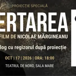 Proiecția celui mai recent film al regizorului Nicolae Mărgineanu, la Teatrul de Nord